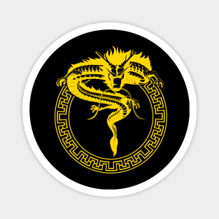 GOLD CHINESE DRAGON 2024 Magnet